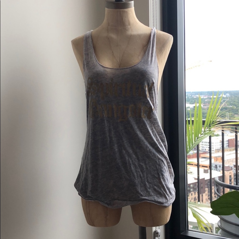NWT spiritual gangster super soft racerback tank